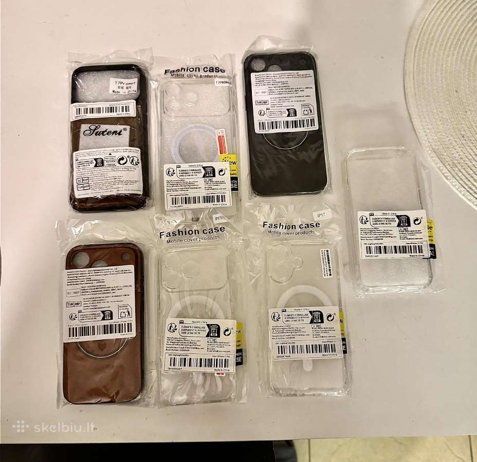 iPhone 17 Pro, 17 Pro Max nauji deklai su magsafe