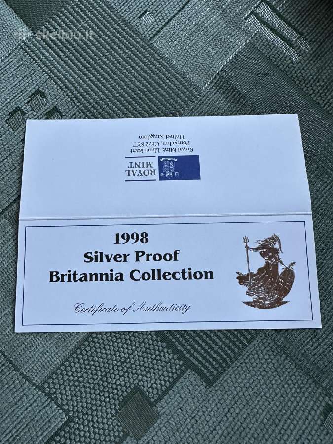 Monetos UK 1997m. 4 vnt. sidabras(.958), 60g - nuotraukos Nr. 5
