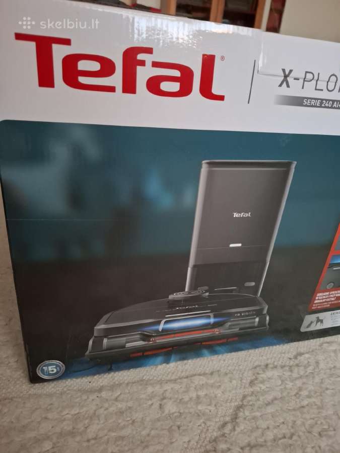 Tefal X-plorer Serie 240 Ai+ robotas siurblys