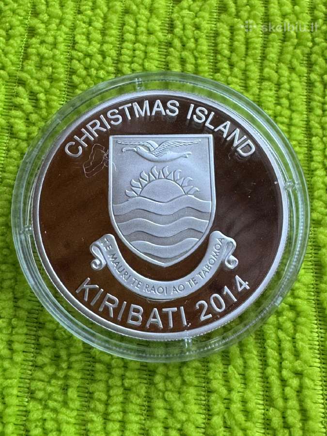 Moneta Kiribati 2014m. 5 dollars, sidabras(.925) - nuotraukos Nr. 2