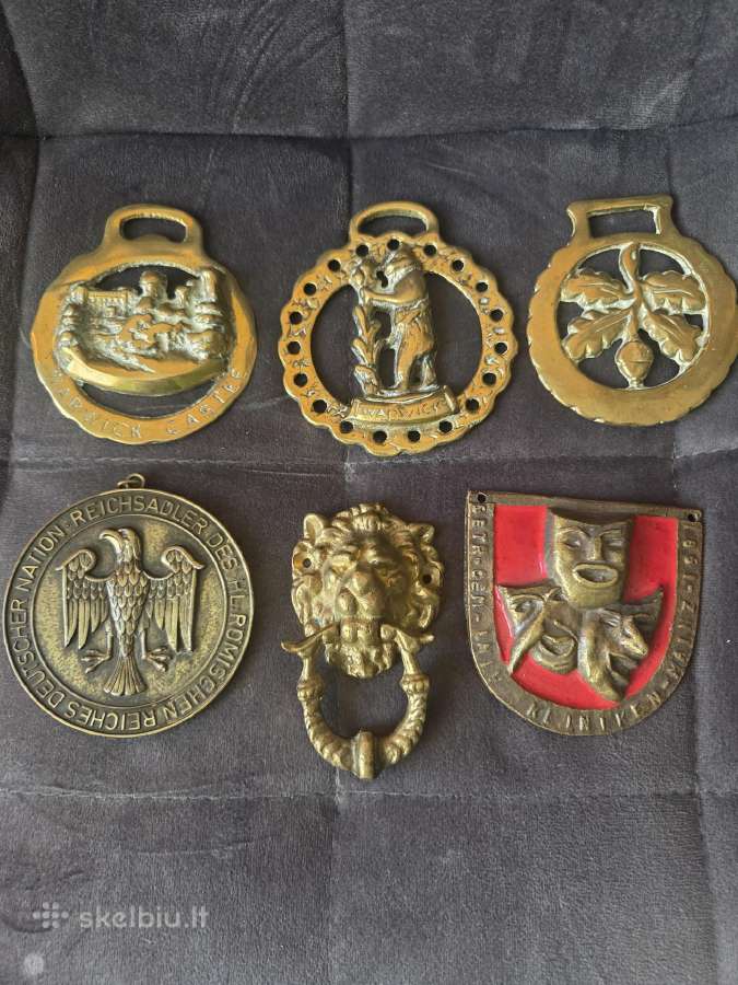 Žalvaris, žalvariniai dirbiniai, bronza, medalis