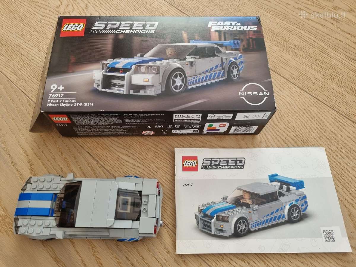 Lego 76917 Nissan Skyline GT-r surinktas
