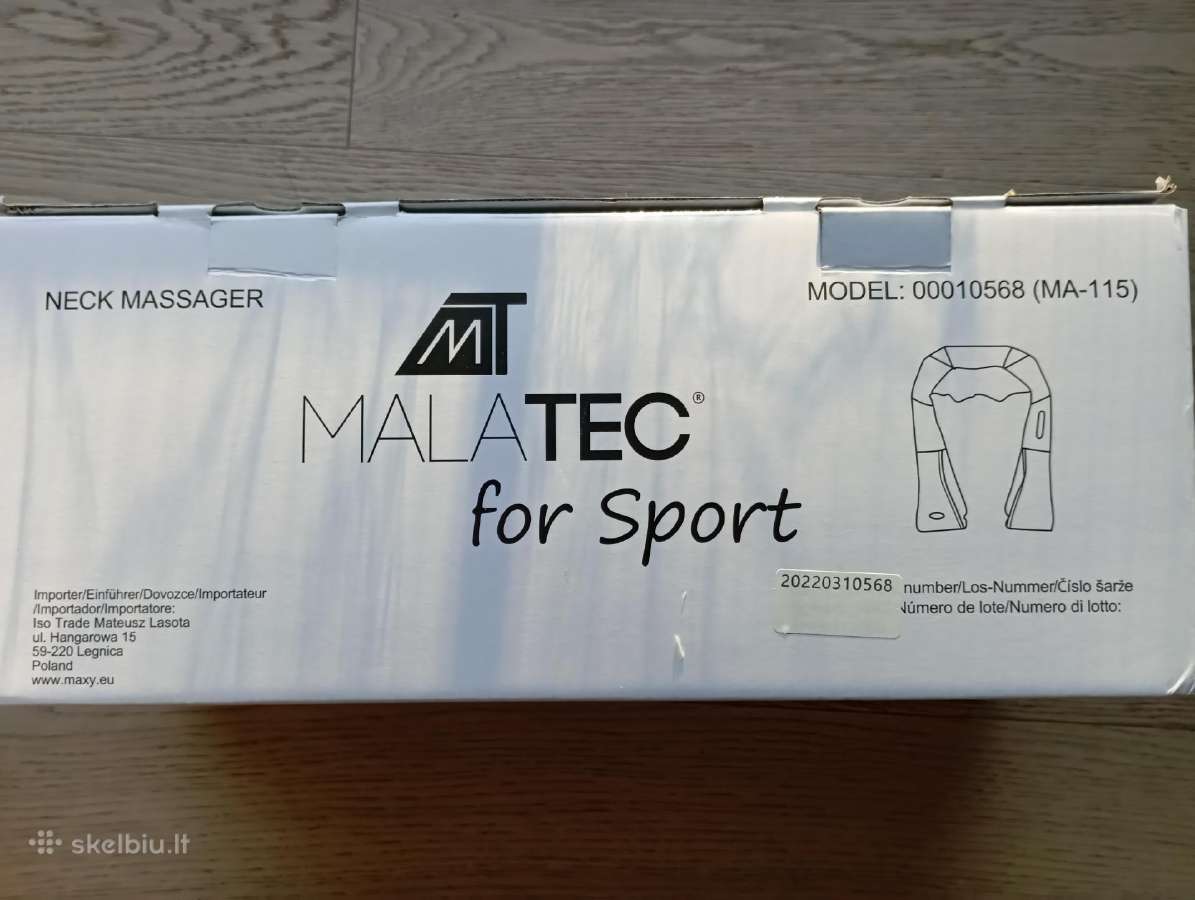 Malatec elektrinis kaklo ir pečių masažuoklis - nuotraukos Nr. 2