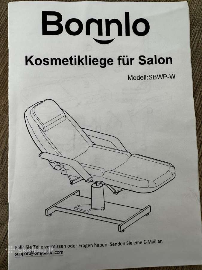 Kosmetologijos krėslas - nuotraukos Nr. 2