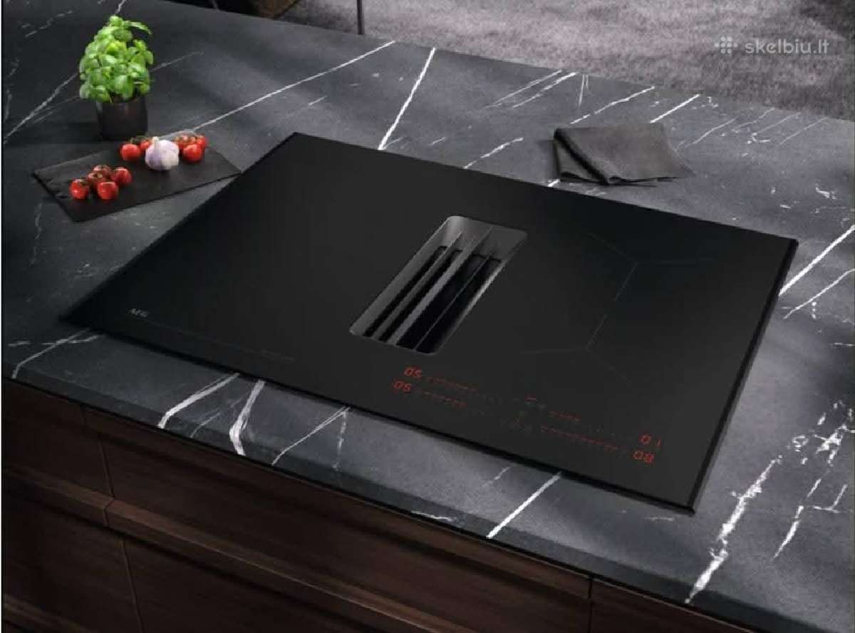 Aeg Xub6845as Combohob Black Matt 80cm - nuotraukos Nr. 2