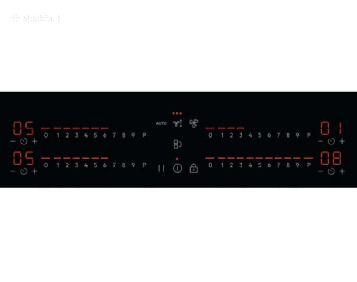 Aeg Xub6845as Combohob Black Matt 80cm - nuotraukos Nr. 7