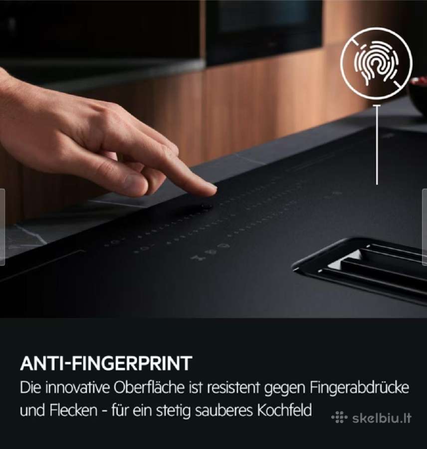 Aeg Xub6845as Combohob Black Matt 80cm - nuotraukos Nr. 14
