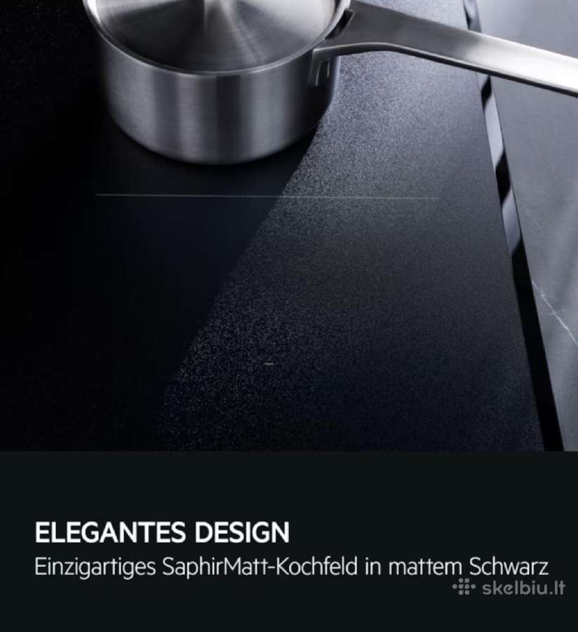 Aeg Xub6845as Combohob Black Matt 80cm - nuotraukos Nr. 17