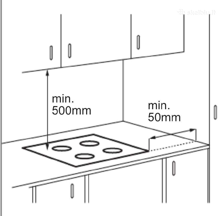Aeg Xub6845as Combohob Black Matt 80cm - nuotraukos Nr. 19