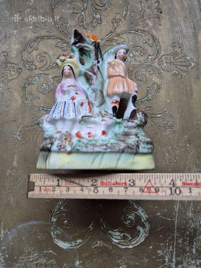 Staffordshiro vazelė - skulptūrėlė - nuotraukos Nr. 6