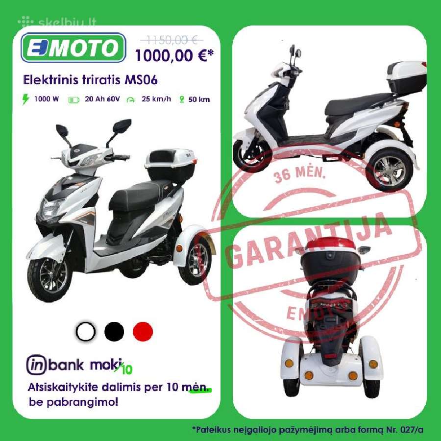 Elektriniai triračiai ir keturračiai - nuotraukos Nr. 4