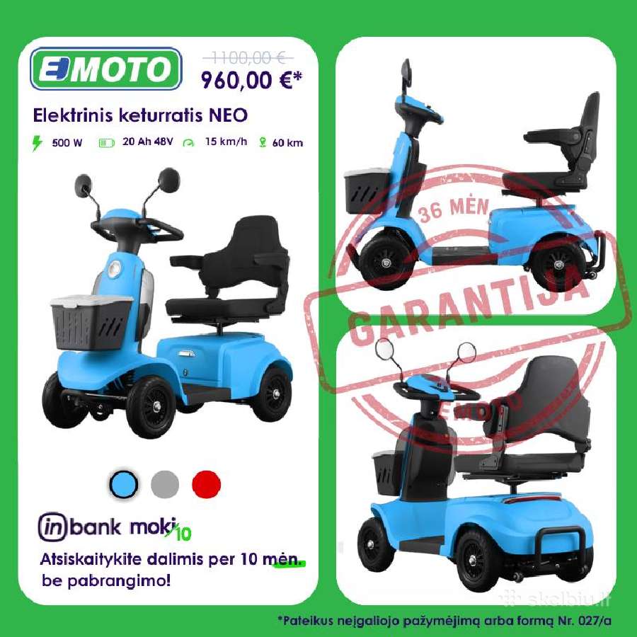 Elektriniai triračiai ir keturračiai - nuotraukos Nr. 6