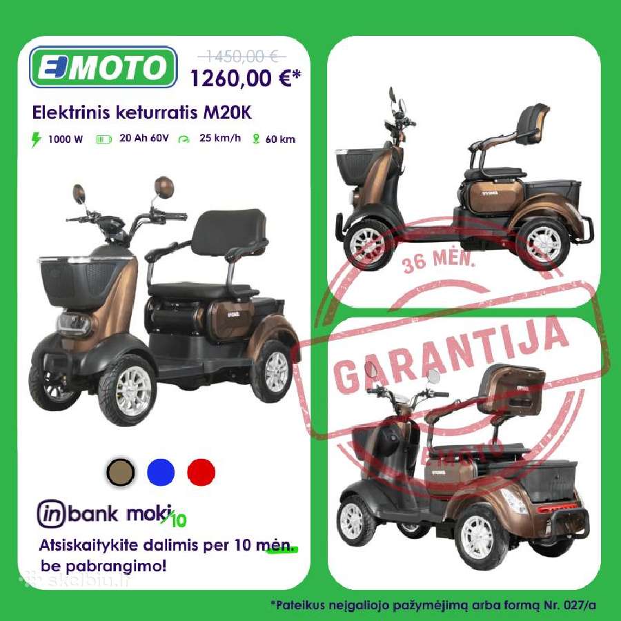 Elektriniai triračiai ir keturračiai - nuotraukos Nr. 7
