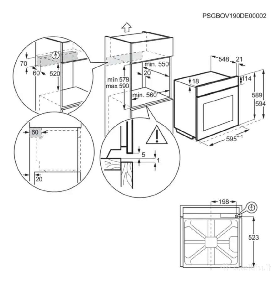 Aeg 7000 Sensecook® su Steamcrisp® ir Pirolize - nuotraukos Nr. 14