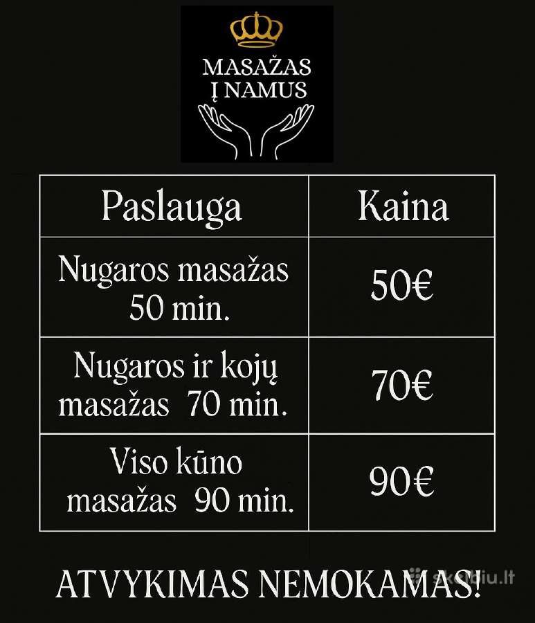 Masažas į namus Vilniuje! - nuotraukos Nr. 7
