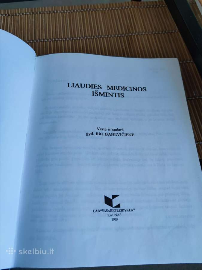 Knyga Liaudies medicinos ismintis - nuotraukos Nr. 5