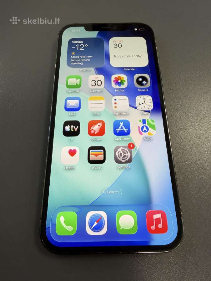 iPhone 12 pro max 256 GB su garantija 240 eur
