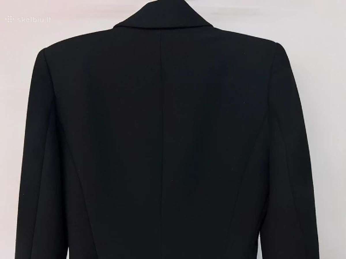 Stilingas elegantiškas juodas Zara švarkas - nuotraukos Nr. 7