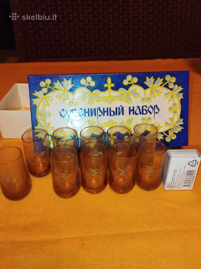Stikliukų rinkinys. 10 vnt. - nuotraukos Nr. 3