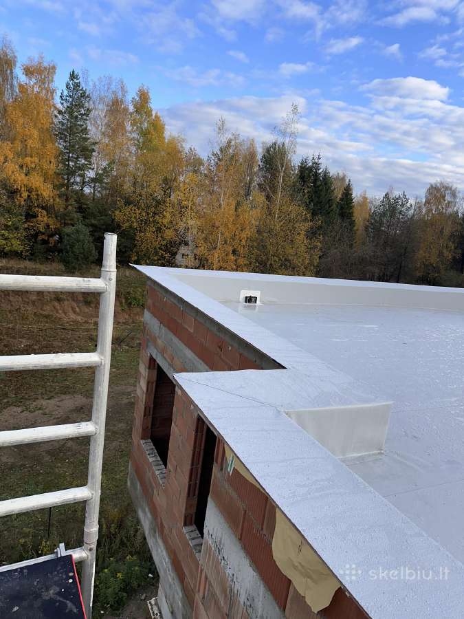 Pvc Tpo Bitumas – plokščių stogų įrengimas - nuotraukos Nr. 8