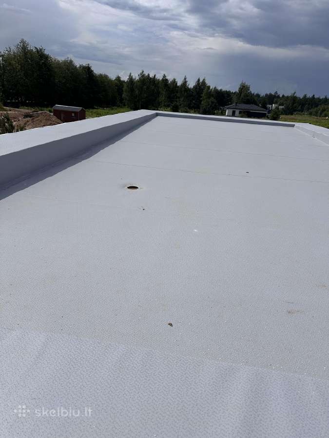 Pvc Tpo Bitumas – plokščių stogų įrengimas - nuotraukos Nr. 17