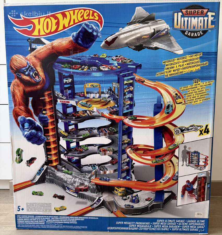 Didžiulis Hot wheels Super Ultimat garažas-trasa