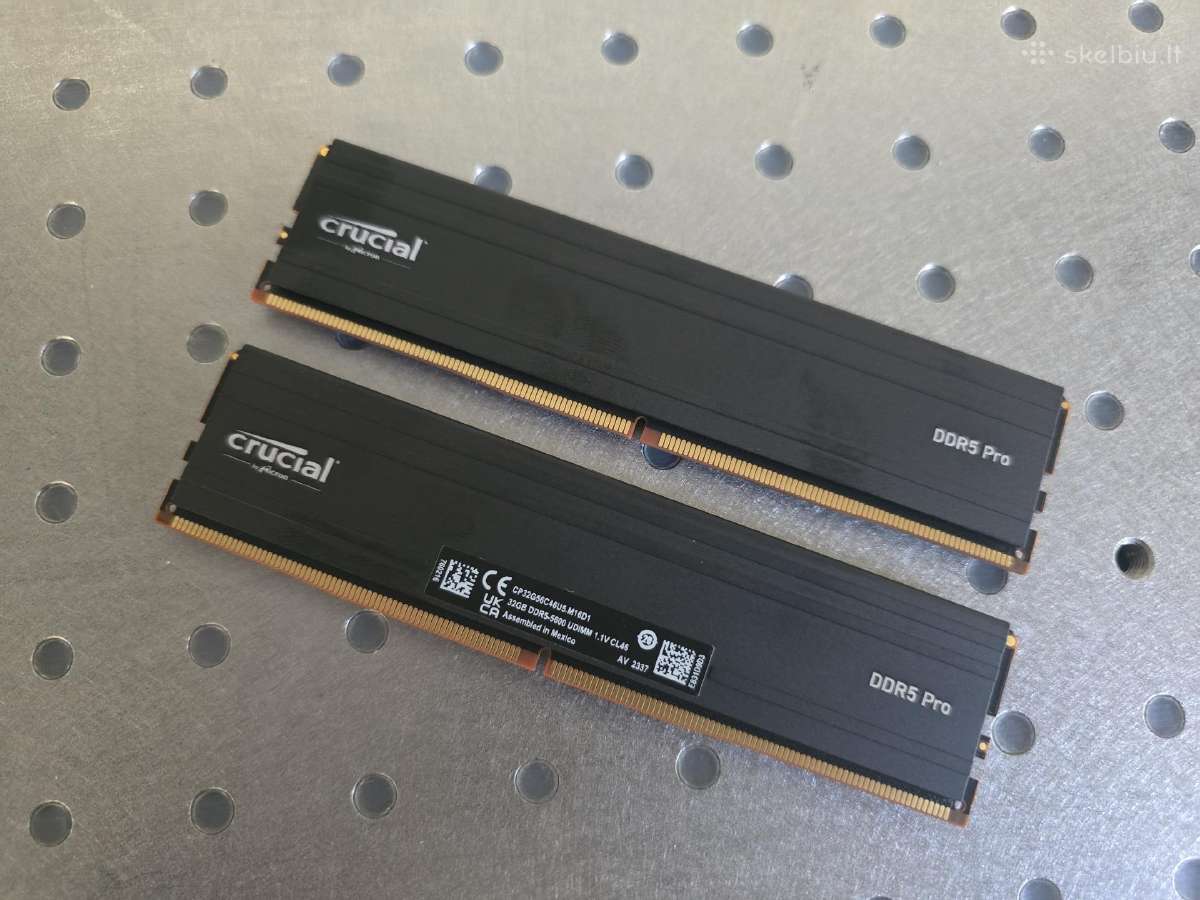 16gb 2x8gb ir 64gb 2x32gb ddr5