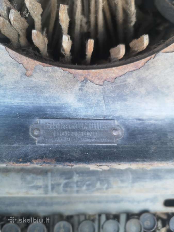 Antikvarinė mechaninė rašimo mašina „ideal“ - nuotraukos Nr. 5