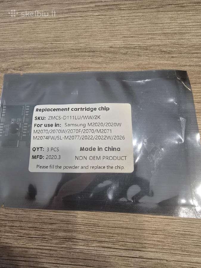 Samsung kasečių lustai (čipai)