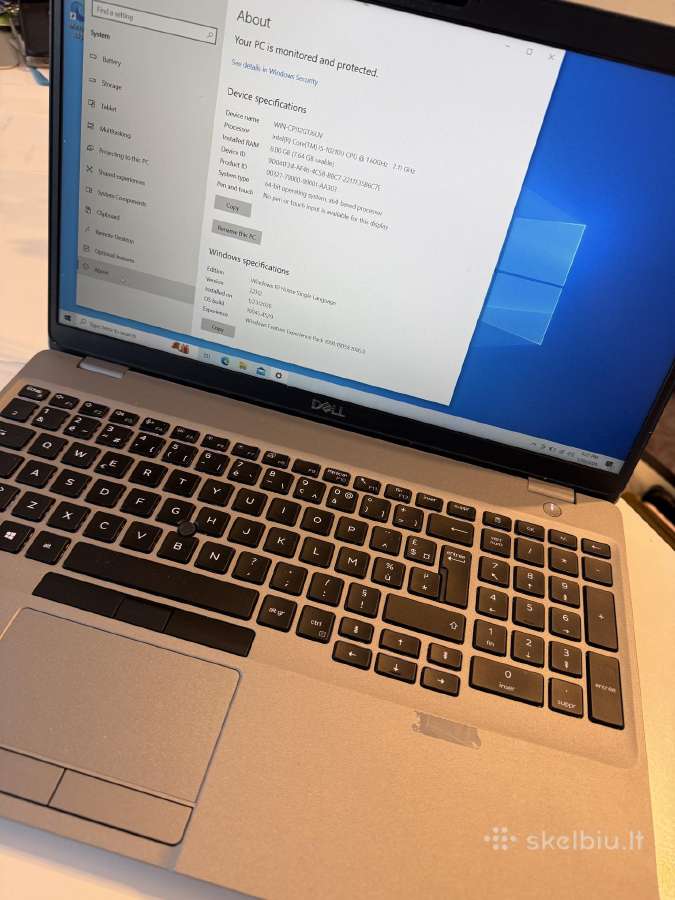 Dell Latitude 5510 i5-10210u 8gb 256gb SSD 15 F-HD