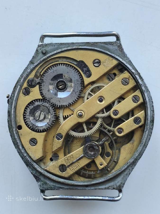 Antikvarinis "Hy Moser & Cie" laikrodis - nuotraukos Nr. 4