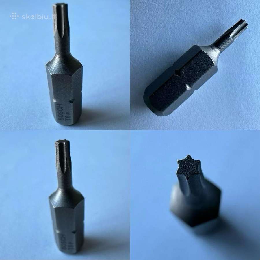 Bosch ypač kietas atsuktuvo antgalis T8 1/4 25mm - nuotraukos Nr. 2
