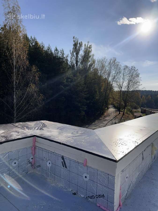 Pvc Tpo Bitumas – plokščių stogų įrengimas - nuotraukos Nr. 18