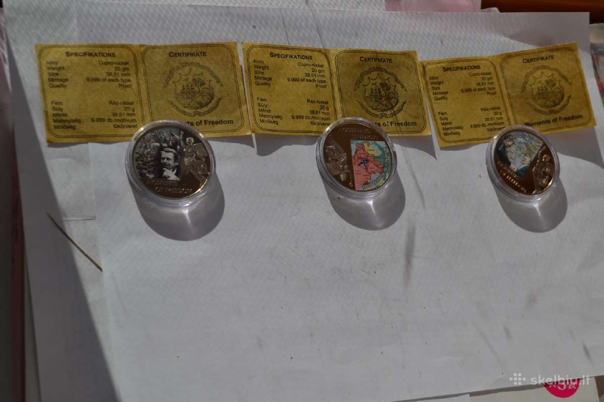 Liberijos 10 doleriu 3 mon.proof