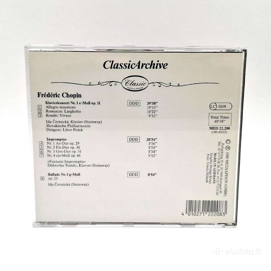 Frederic Chopin - Classic Archive (CD) - nuotraukos Nr. 2