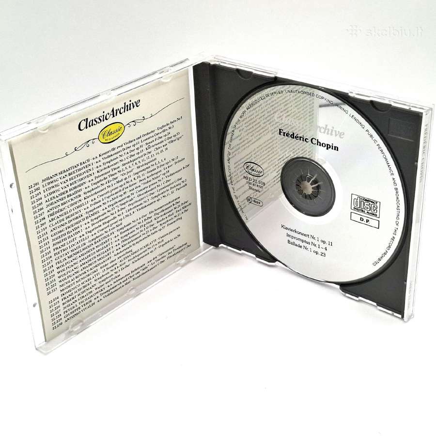 Frederic Chopin - Classic Archive (CD) - nuotraukos Nr. 3