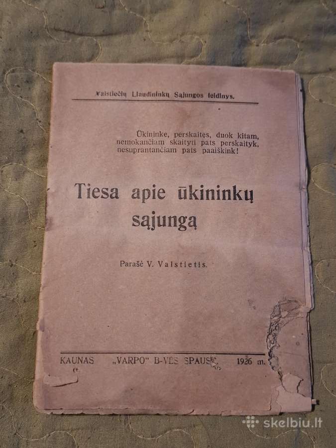 Tiesa apie ūkininkų sąjunga