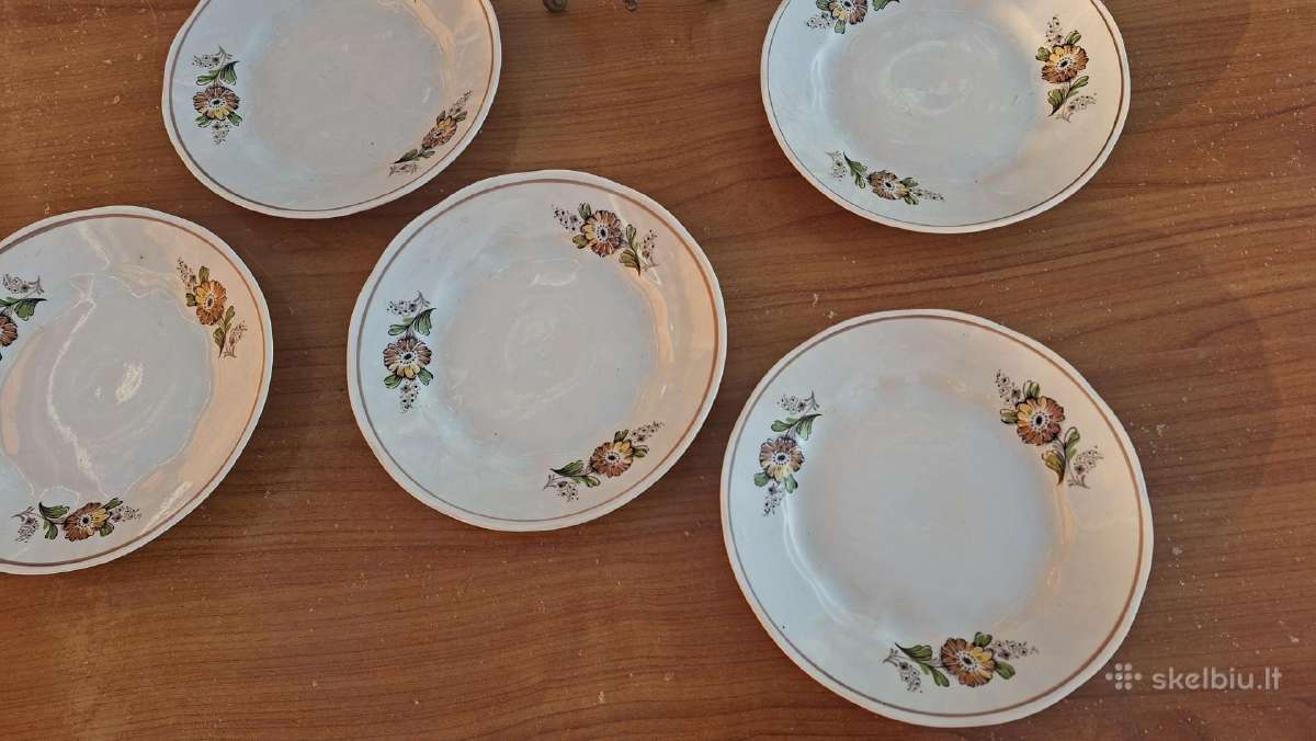 Rigos porceliano desertui skirtos užkandinės lėkšt - nuotraukos Nr. 2