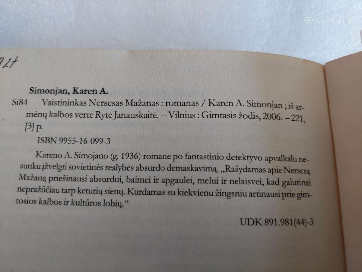 Vaistininkas Nersesas Mažanas - nuotraukos Nr. 3
