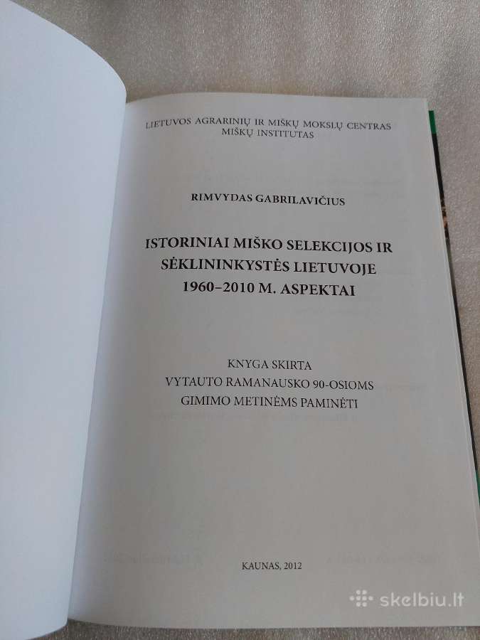 Istoriniai miško selekcijos aspektai - nuotraukos Nr. 2