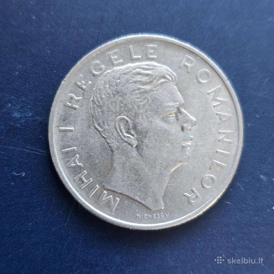 Rumunija 1944 100 Lei Ni plated iron