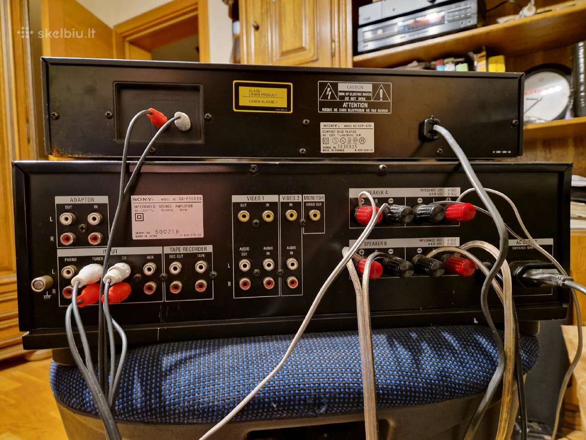 Sony Ta-f500 Es + Cdp-470 - nuotraukos Nr. 6