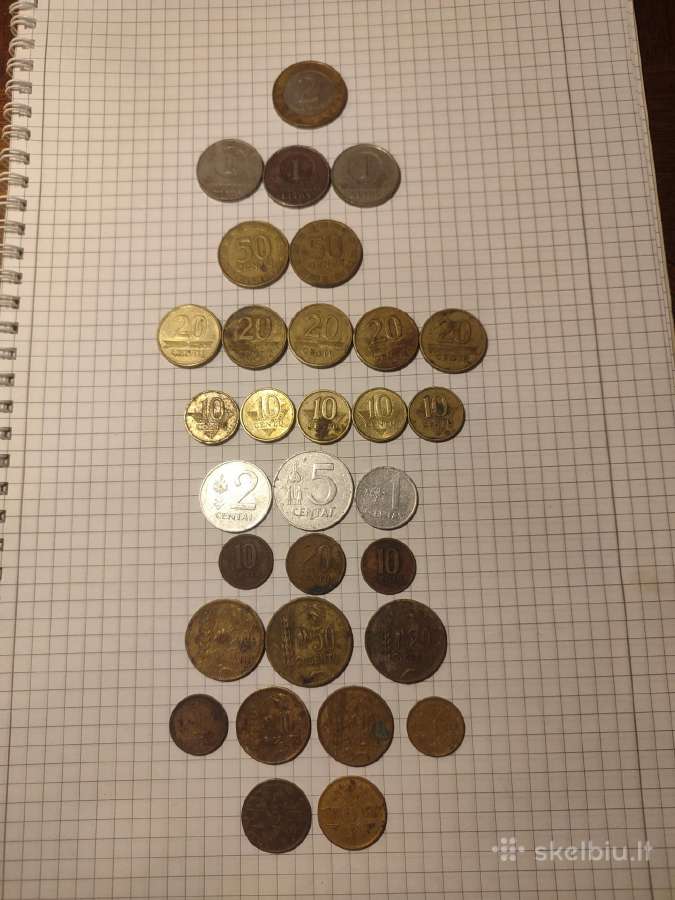 Numizmatika Lt centai