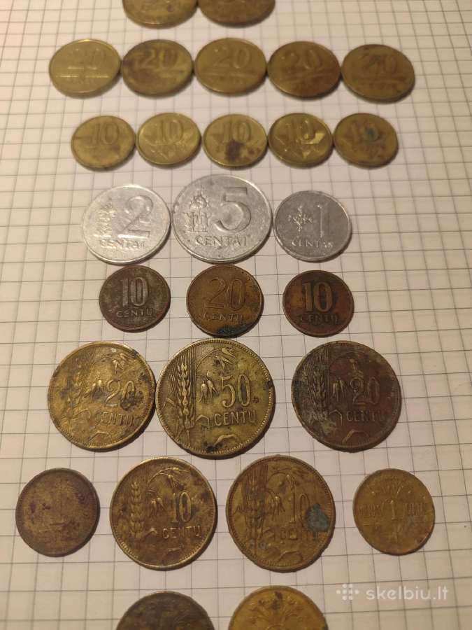 Numizmatika Lt centai - nuotraukos Nr. 3