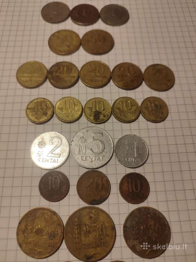 Numizmatika Lt centai - nuotraukos Nr. 4