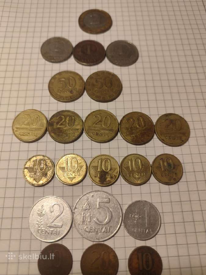 Numizmatika Lt centai - nuotraukos Nr. 5
