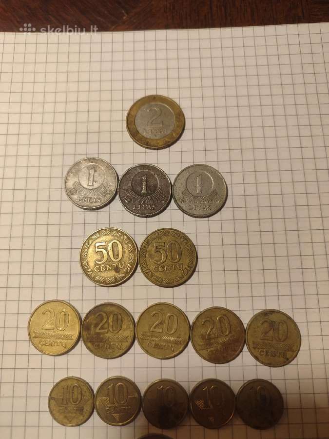 Numizmatika Lt centai - nuotraukos Nr. 6
