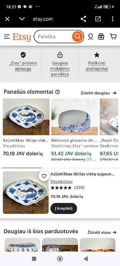 Vintažiniai indai - nuotraukos Nr. 17