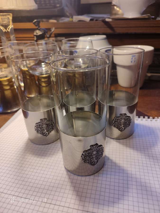Vintažinės stiklinės - nuotraukos Nr. 9