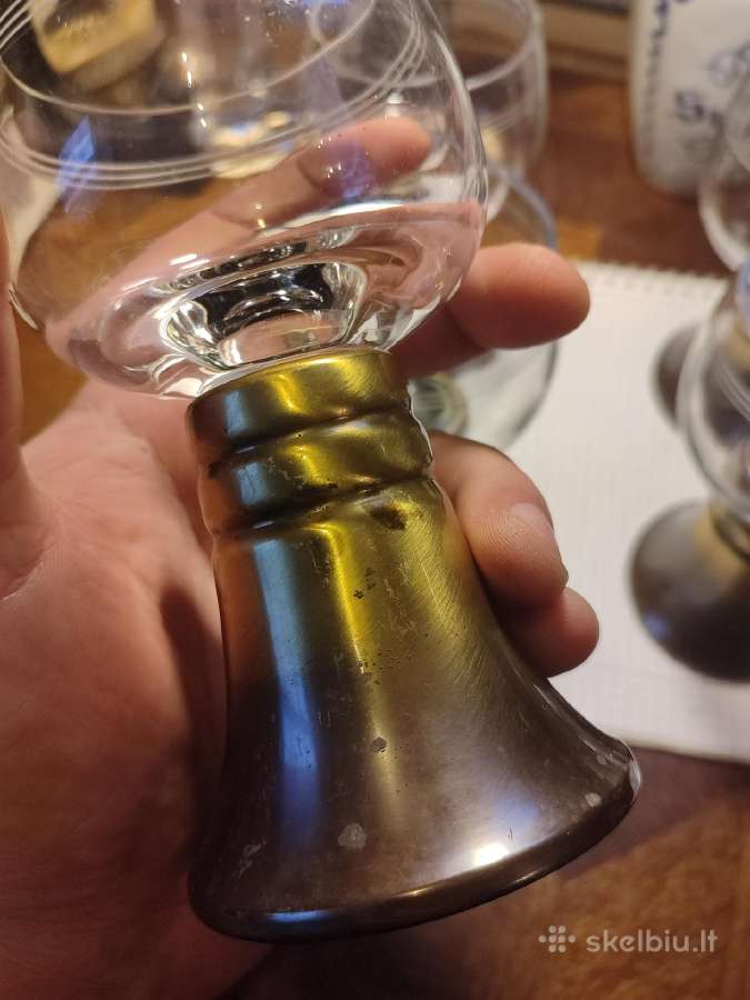 Vintažinės stiklinės - nuotraukos Nr. 9